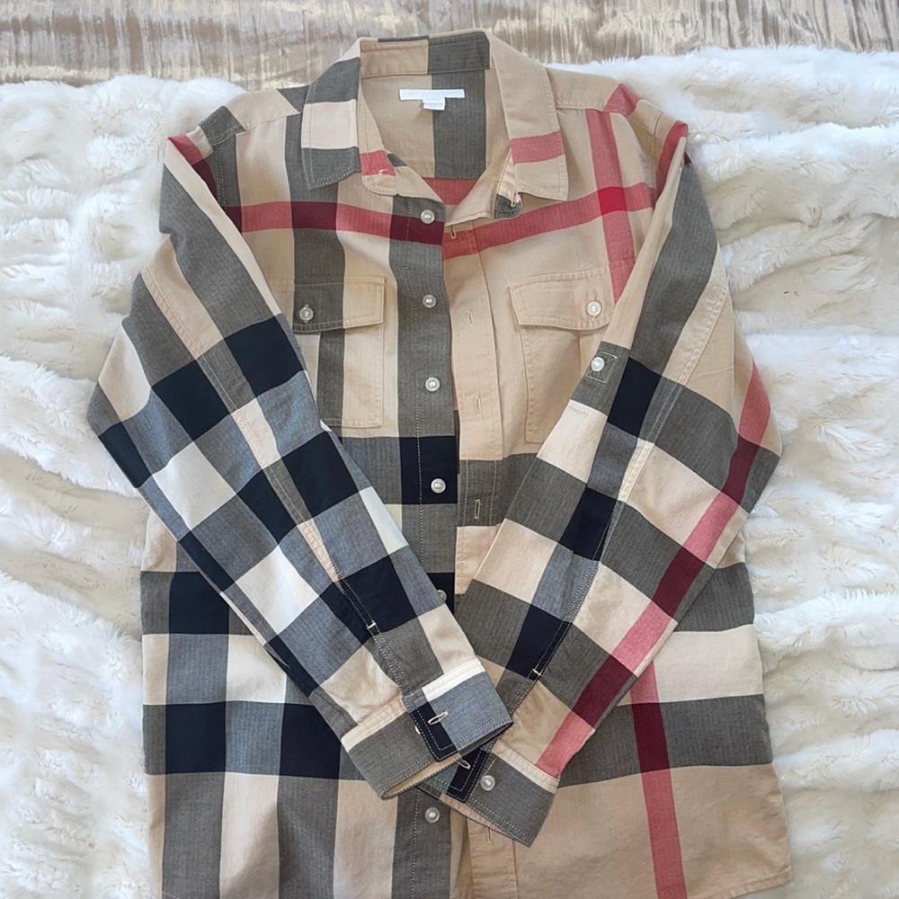 Kids Burberry Button Up